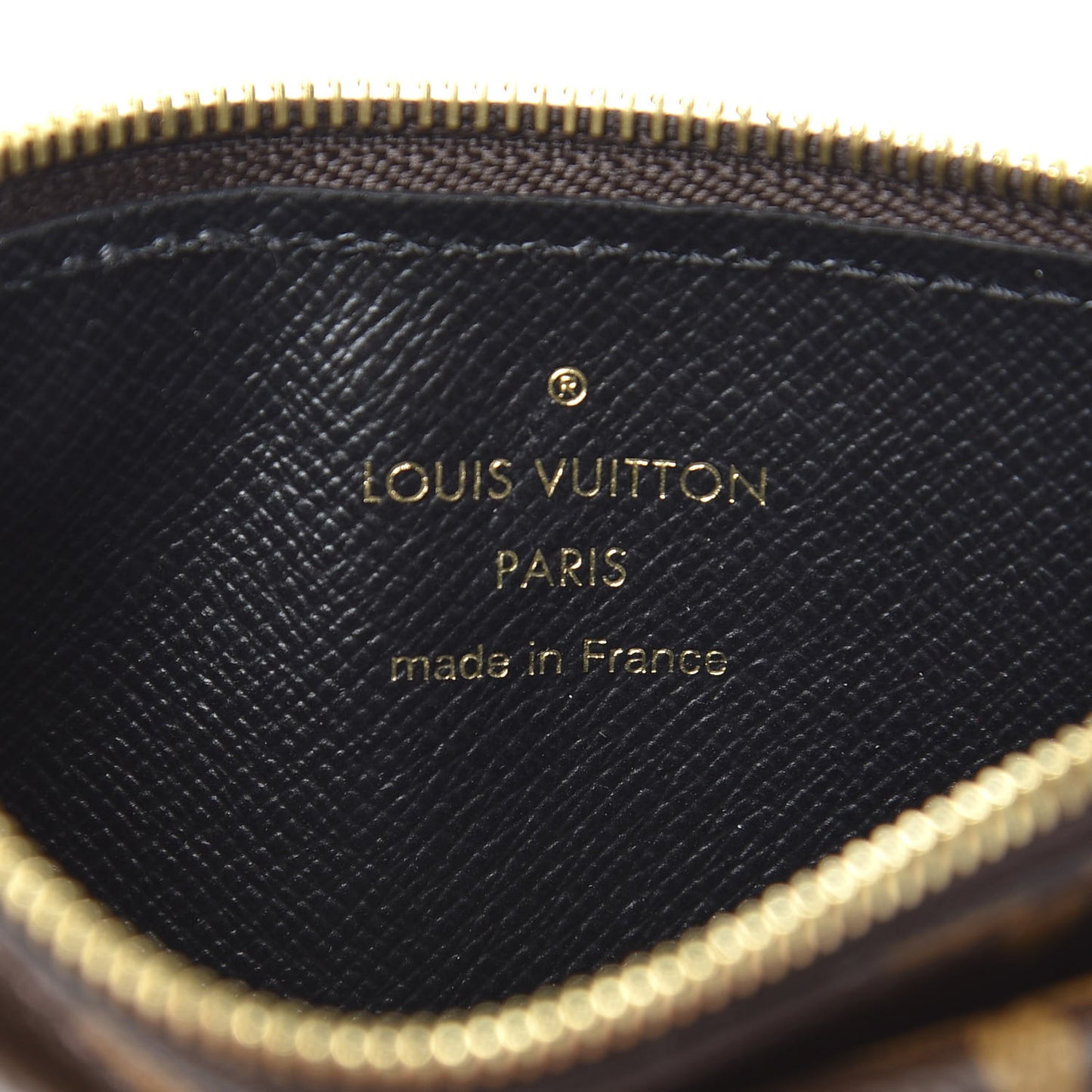 Monogram Recto Verso Card Holder Black