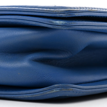 Chanel Lambskin Quilted Medium Boy Flap Blue 10 of 19