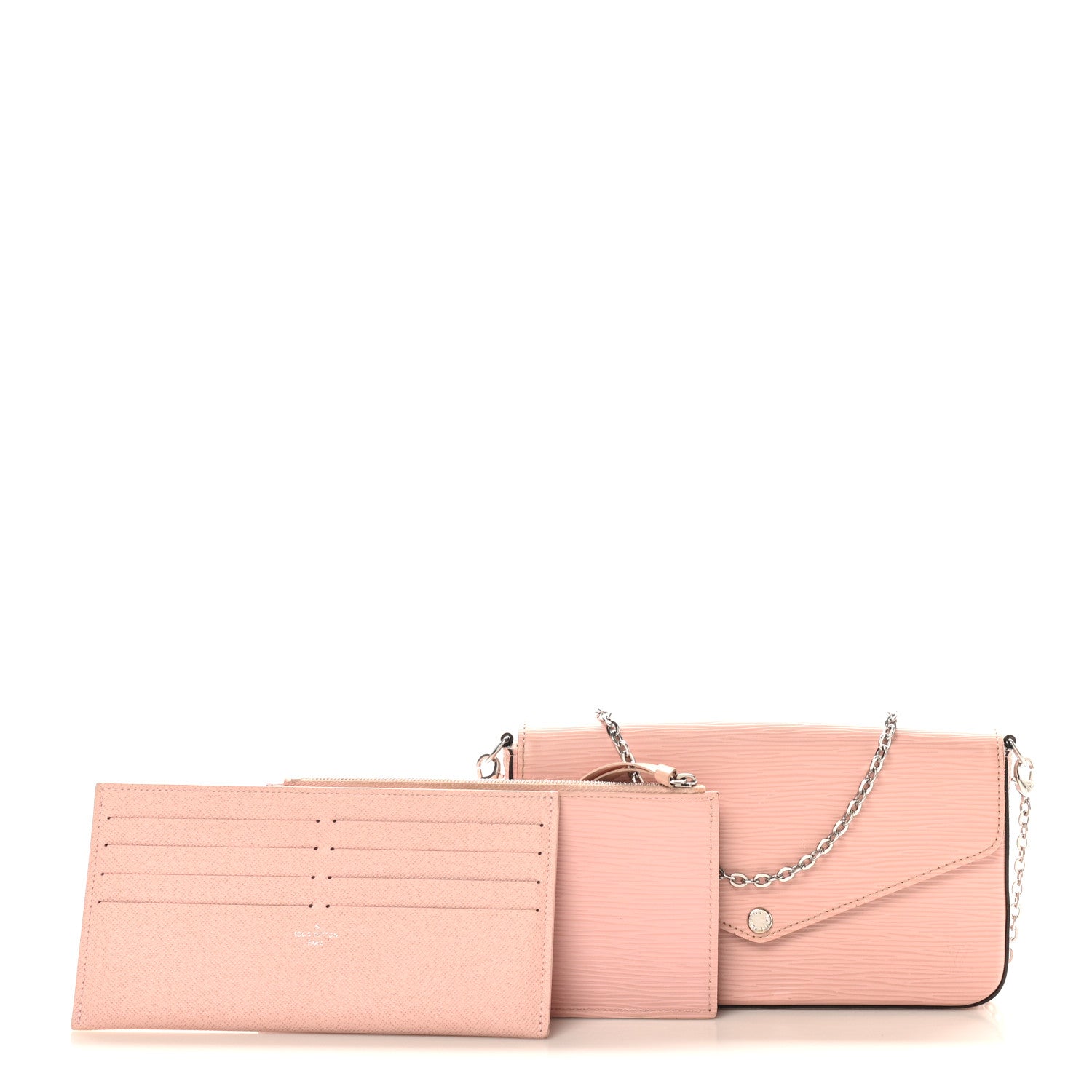 Louis Vuitton Epi Pochette Felicie Rose Ballerine 3 of 11