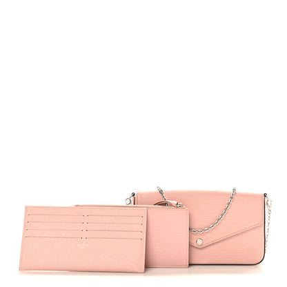 Louis Vuitton Epi Pochette Felicie Rose Ballerine 3 of 11