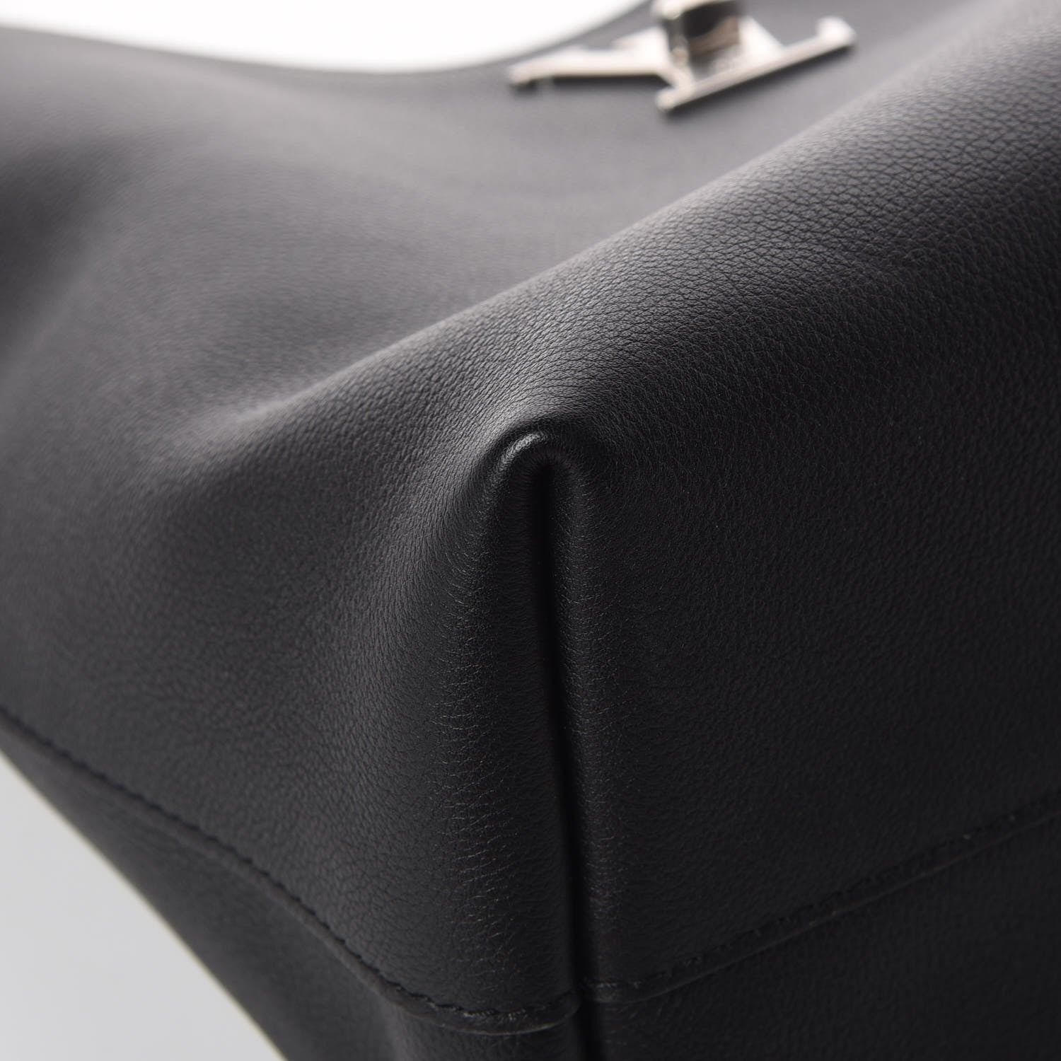 Louis Vuitton Calfskin Lockme Hobo Black 11 of 13