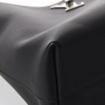 Louis Vuitton Calfskin Lockme Hobo Black 11 of 13
