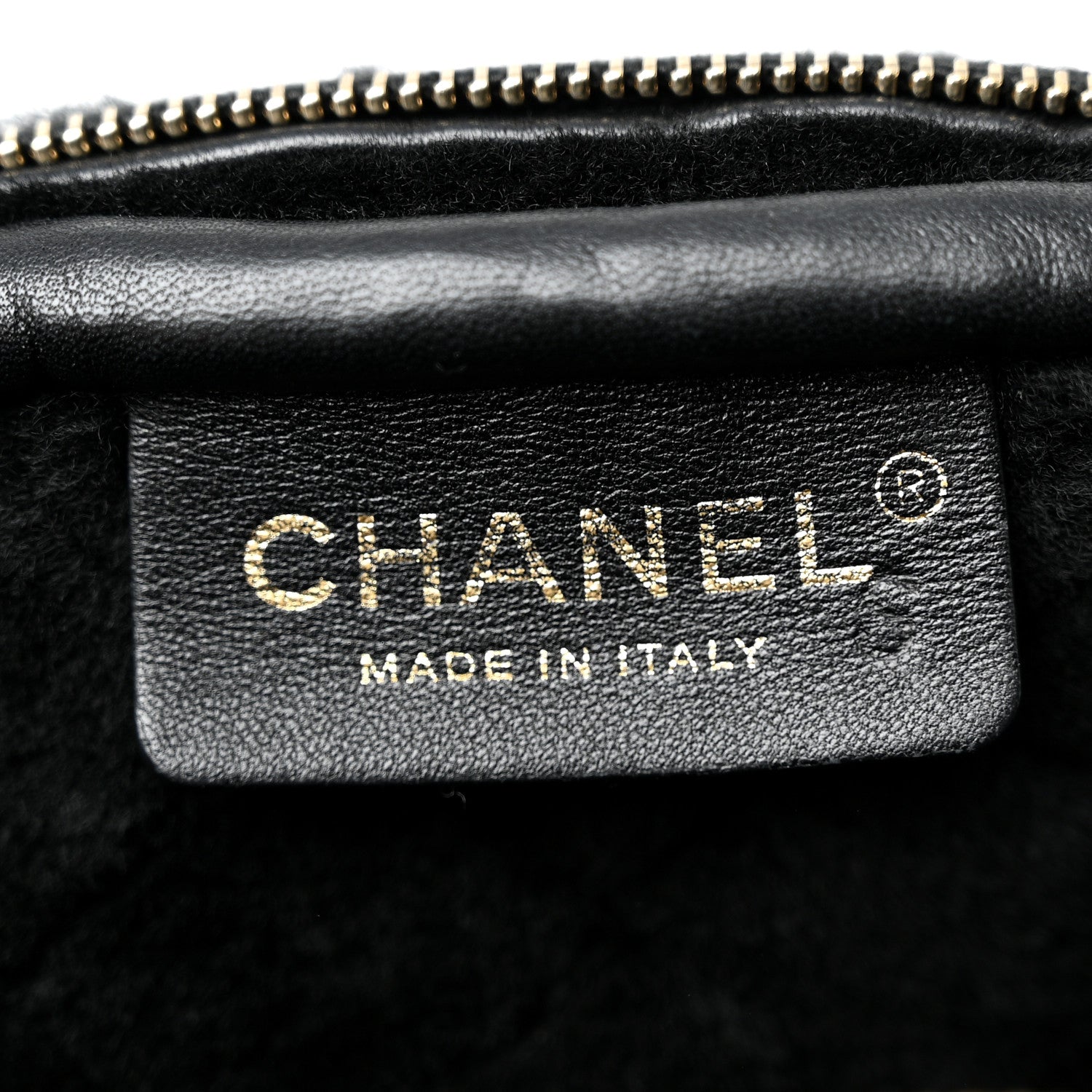 Chanel Calfskin Fur Quilted Waist Bag Fanny Pack Black 6 of 11