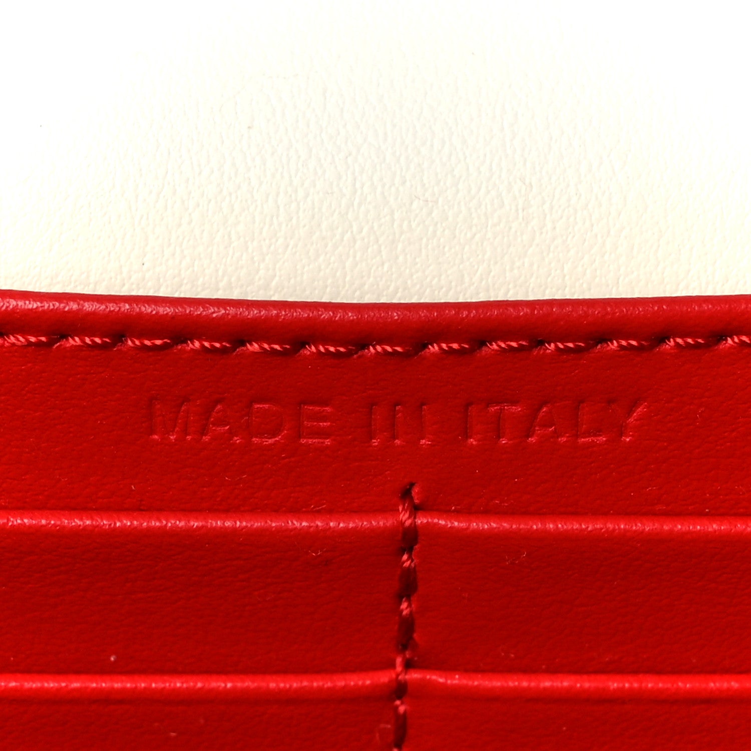 Christian Louboutin Calfskin Spikes Paloma Clutch Snow 5 of 8