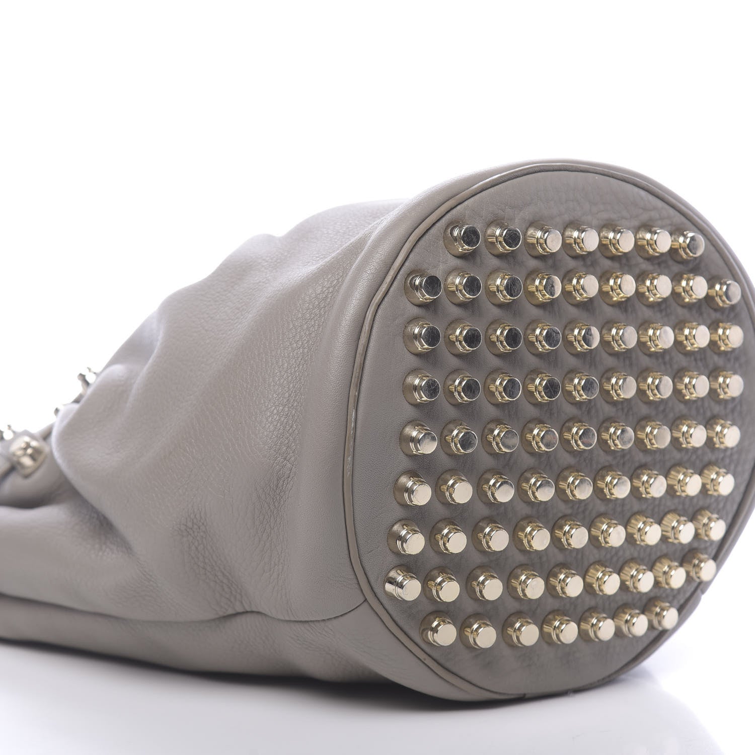 Alexander Wang Pebbled Lambskin Diego Bucket Bag Oyster Pale Gold Hardware 7 of 10