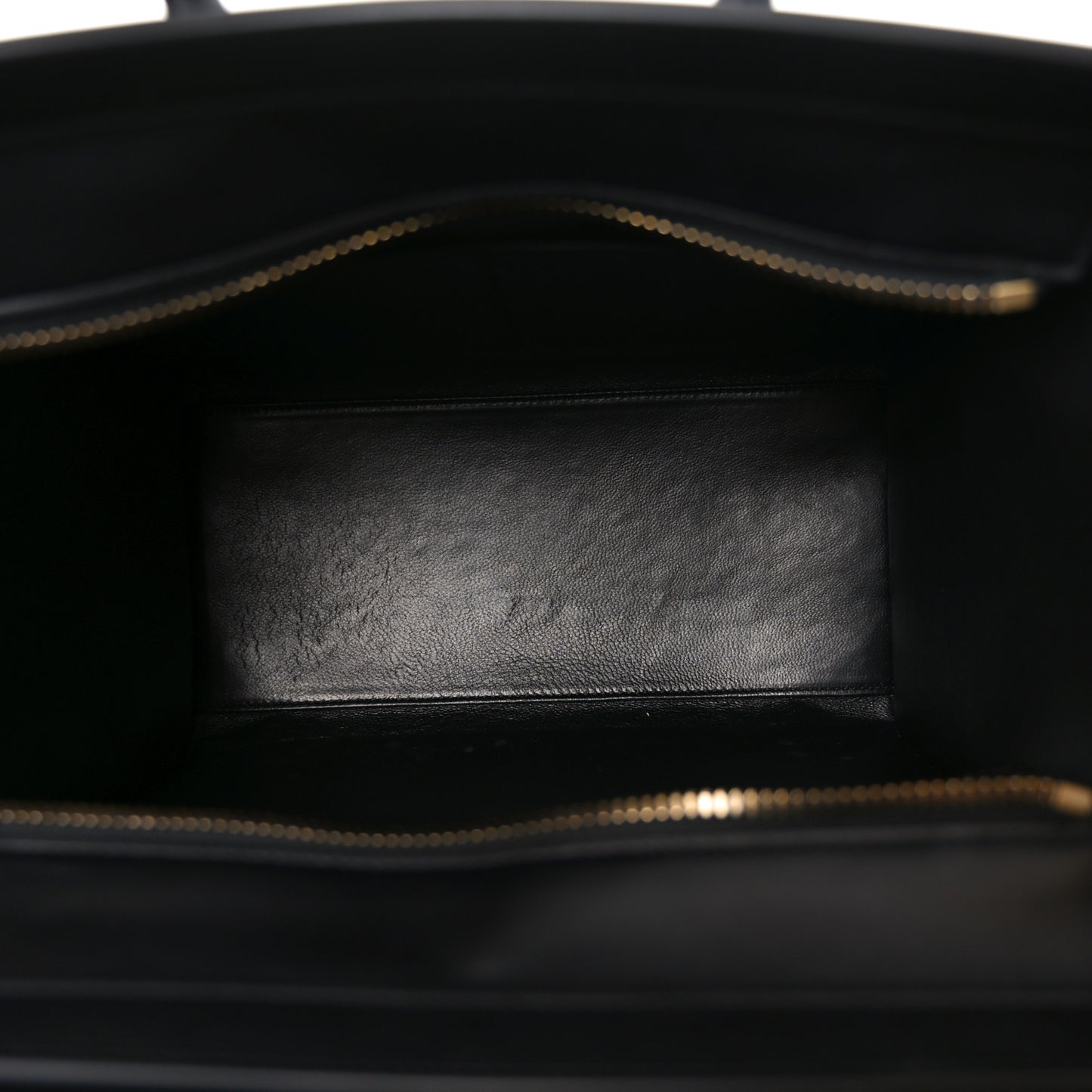 Felt Smooth Calfskin Micro Tri-Color Luggage Brown Black