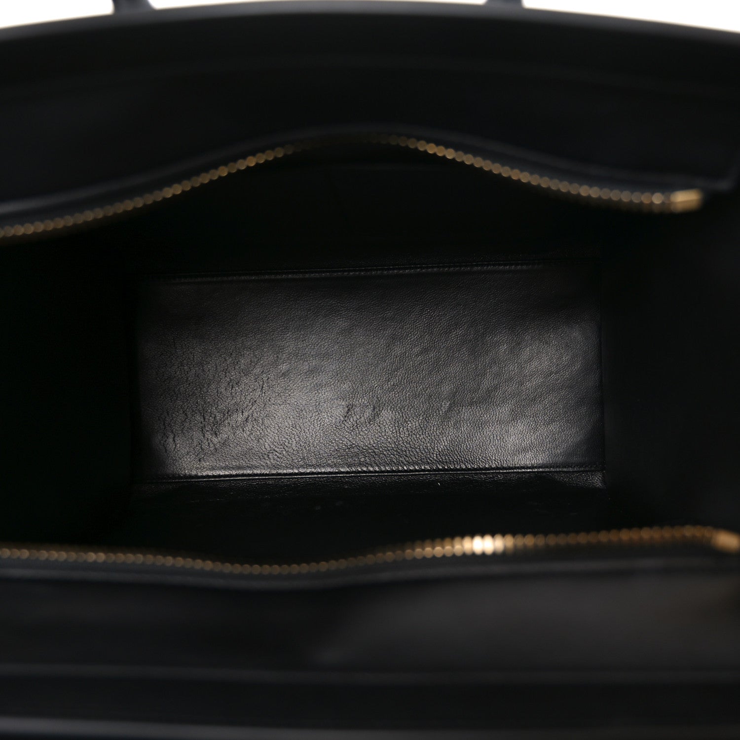 Celine Felt Smooth Calfskin Micro Tri-Color Luggage Brown Black 5 of 9