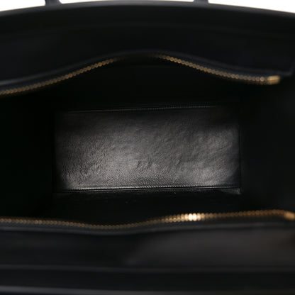 Celine Felt Smooth Calfskin Micro Tri-Color Luggage Brown Black 5 of 9