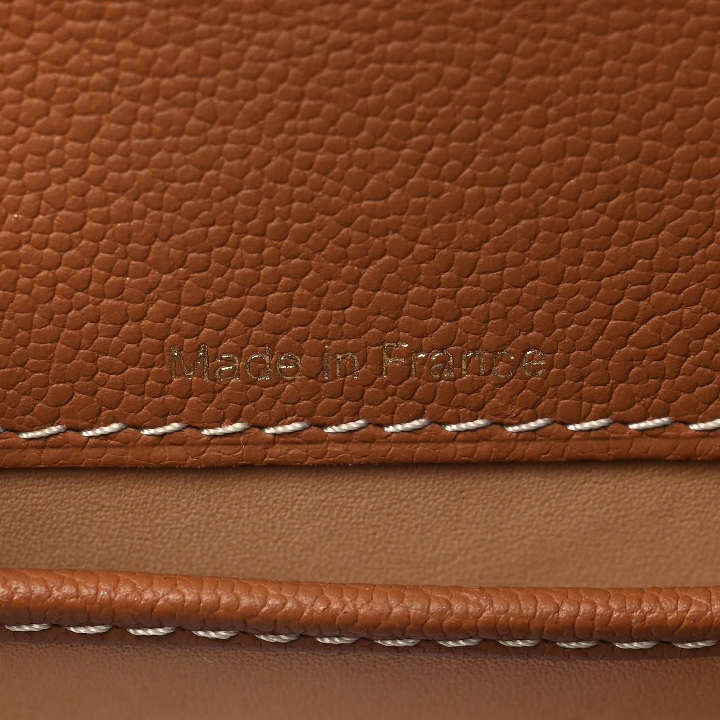 Grained Rodeo Calfskin Surpique Mini Brillant Satchel Vegetal Ivory