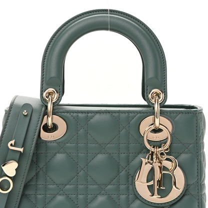 Christian Dior Lambskin Cannage Small My ABCDior Lady Dior Army Green 6 of 10