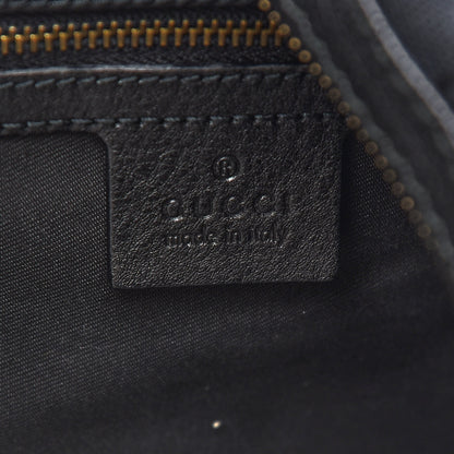 Gucci Monogram Medium Interlocking Hobo Black 5 of 11