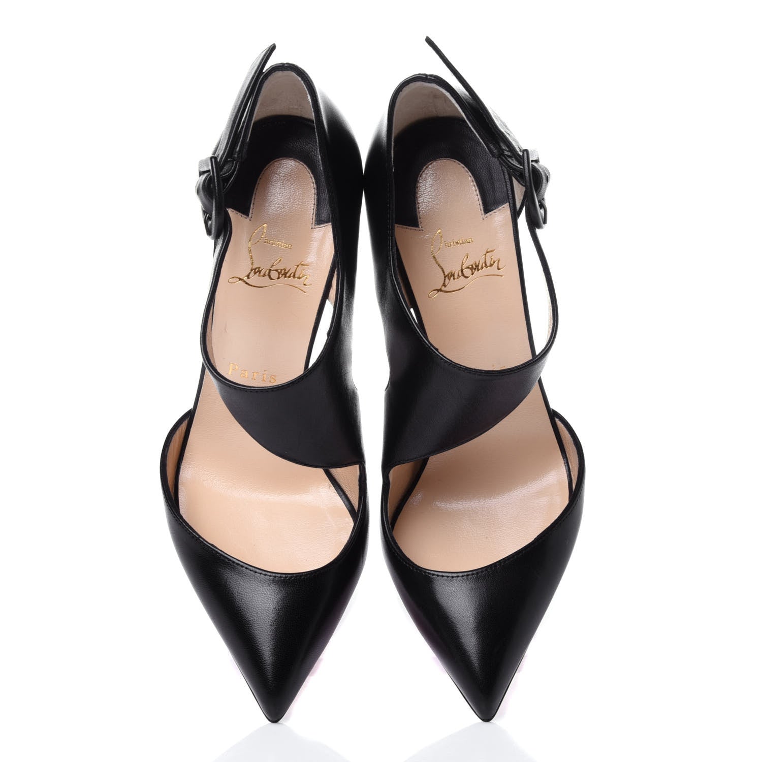 Christian Louboutin Nappa Sharpeta 100 Pumps 38 Black 6 of 10