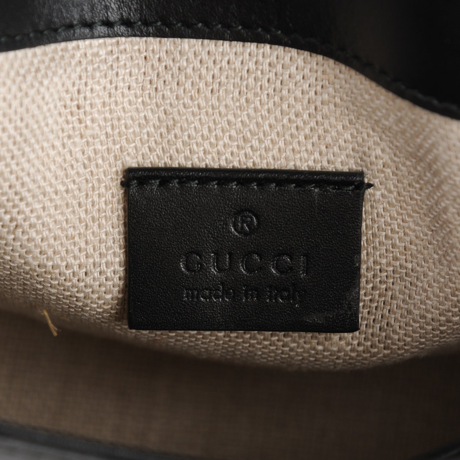 Gucci Monogram Small Lady Web Shoulder Bag Beige Black 6 of 7