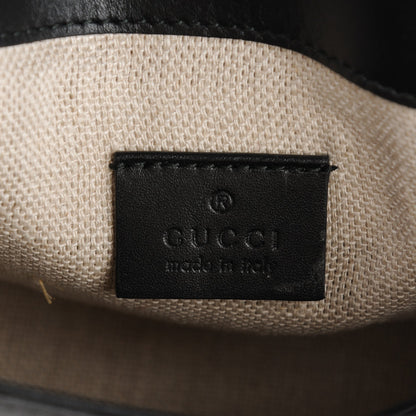 Gucci Monogram Small Lady Web Shoulder Bag Beige Black 6 of 7