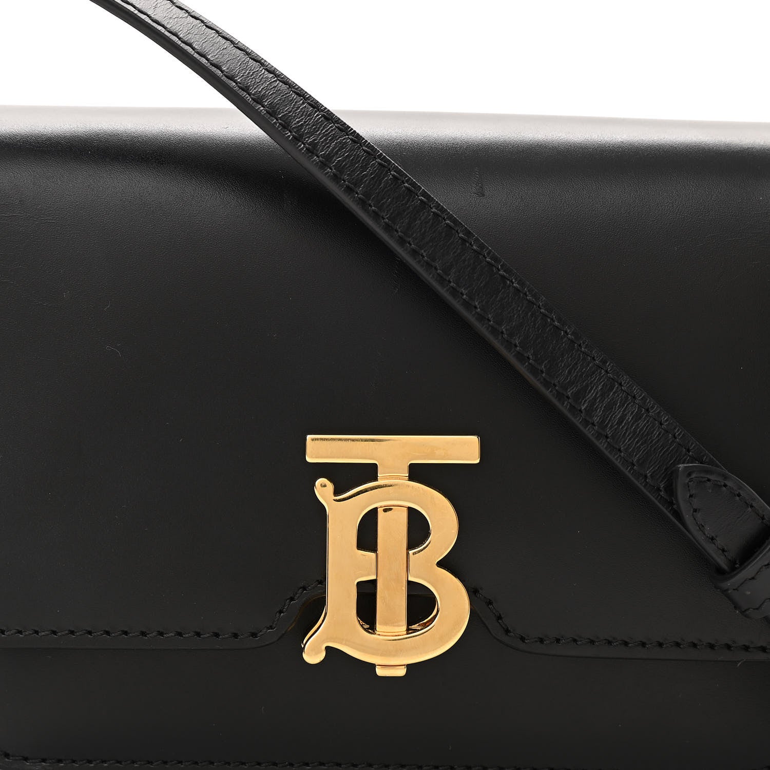 Burberry Calfskin Mini TB Bag Black 6 of 8