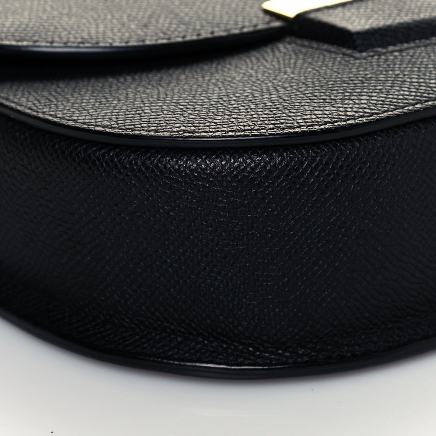 Grained Calfskin Small Trotteur Black