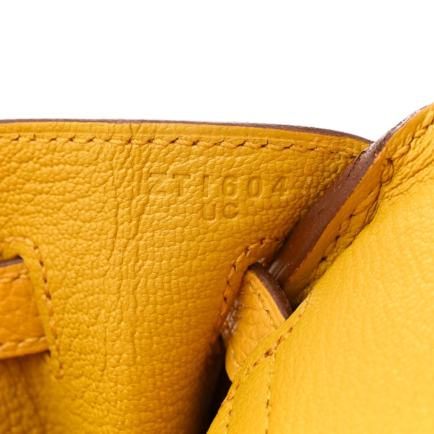 Hermes Togo Birkin 25 Jaune Ambre 7 of 10