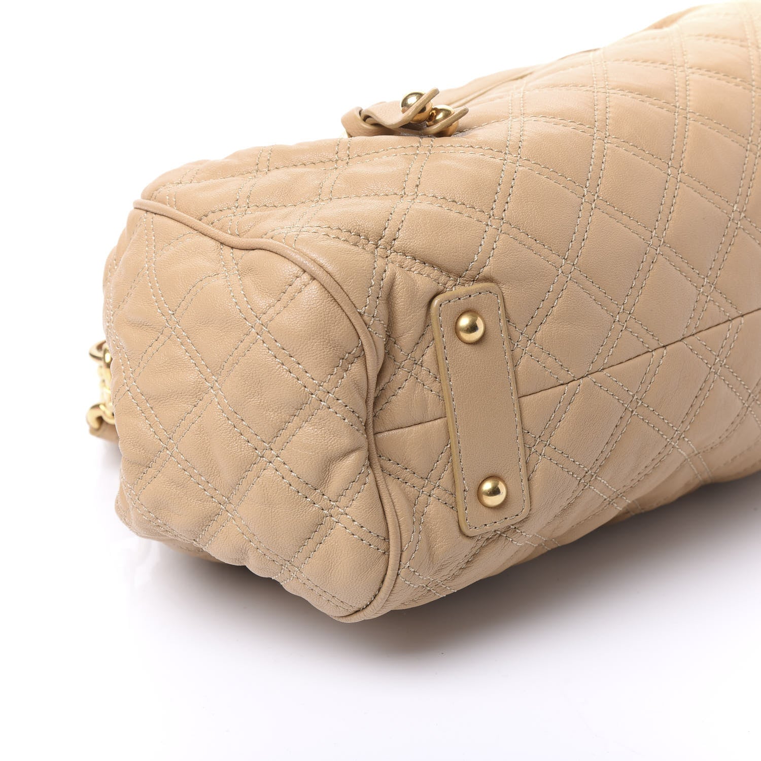 Marc Jacobs Calfskin Quilted Stam Beige 8 of 9