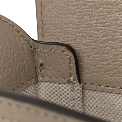 Gucci GG Supreme Monogram Textured Dollar Calfskin Mini Horsebit 1955 Shoulder Bag Beige Mystic White Oatmeal 11 of 12