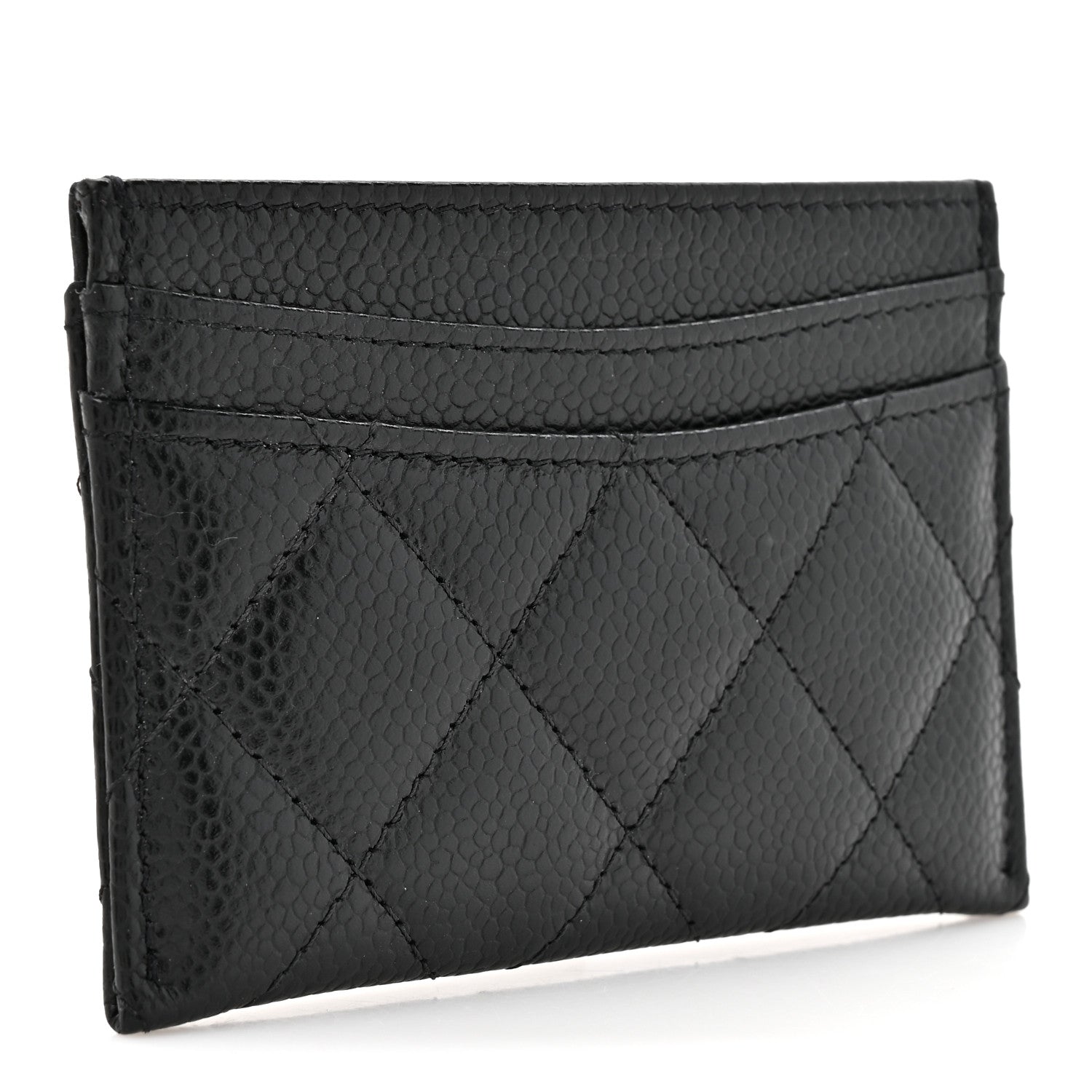 Chanel Caviar Quilted Card Holder Black 3 of 9