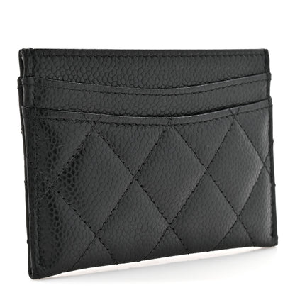Chanel Caviar Quilted Card Holder Black 3 of 9