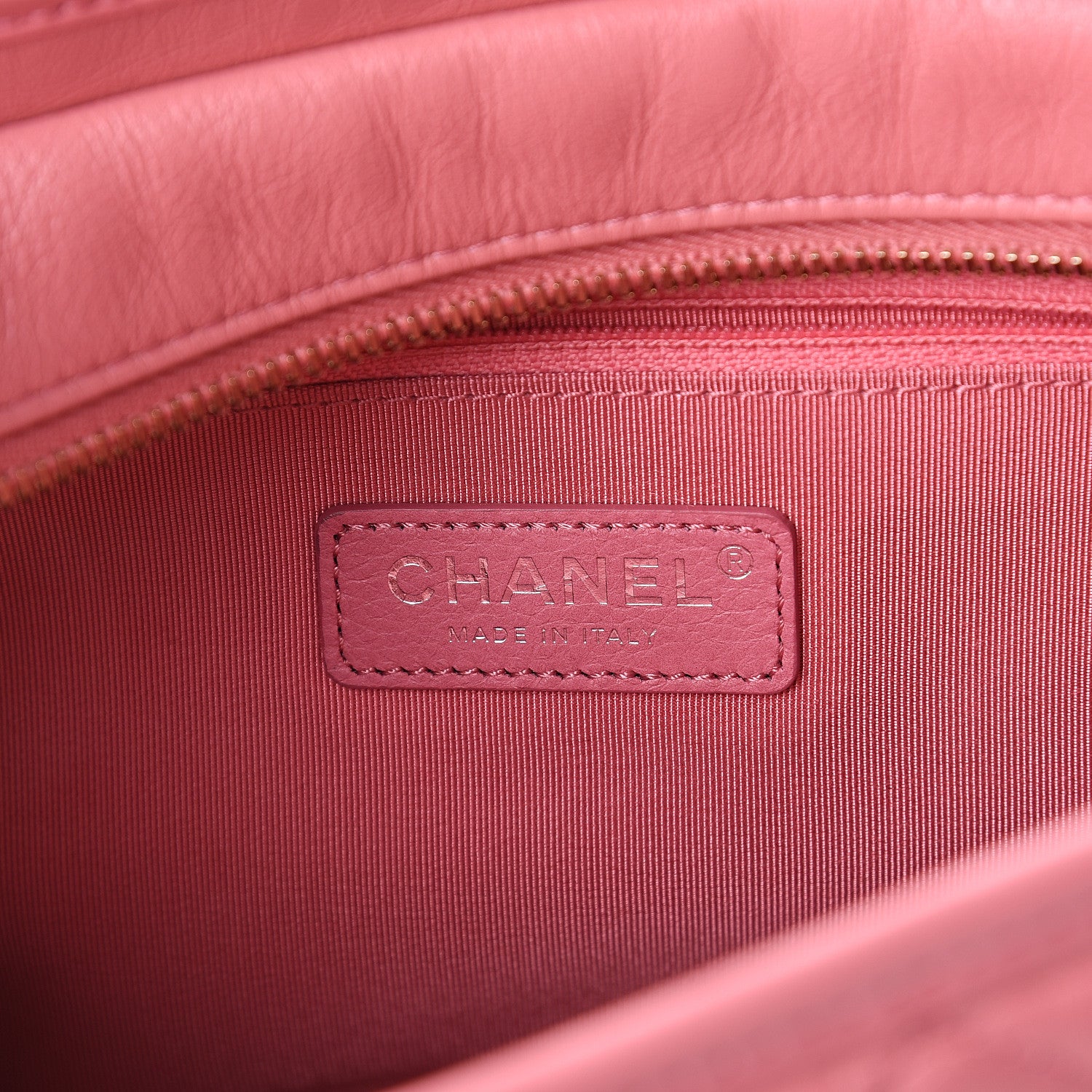 Chanel Aged Smooth Calfskin Quilted Medium Gabrielle Logo Hobo Pink 5 of 8