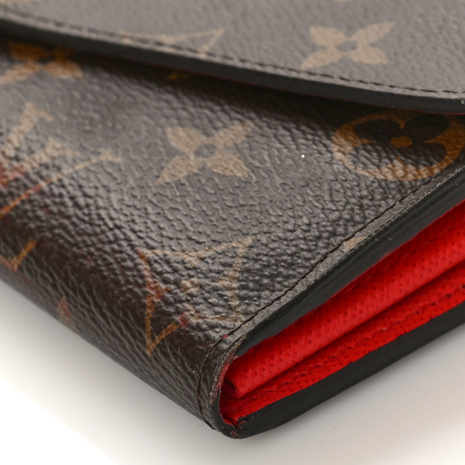 Louis Vuitton Monogram Sarah Wallet NM Coquelicot 9 of 13