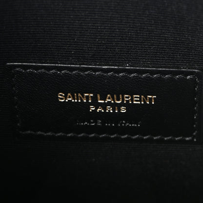 Saint Laurent Smooth Calfskin Monogram Zip Bill Pouch Black 6 of 8
