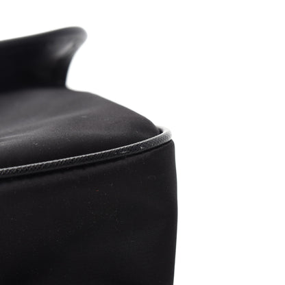 Prada Tessuto Nylon Saffiano Logo Messenger Bag Black 10 of 10