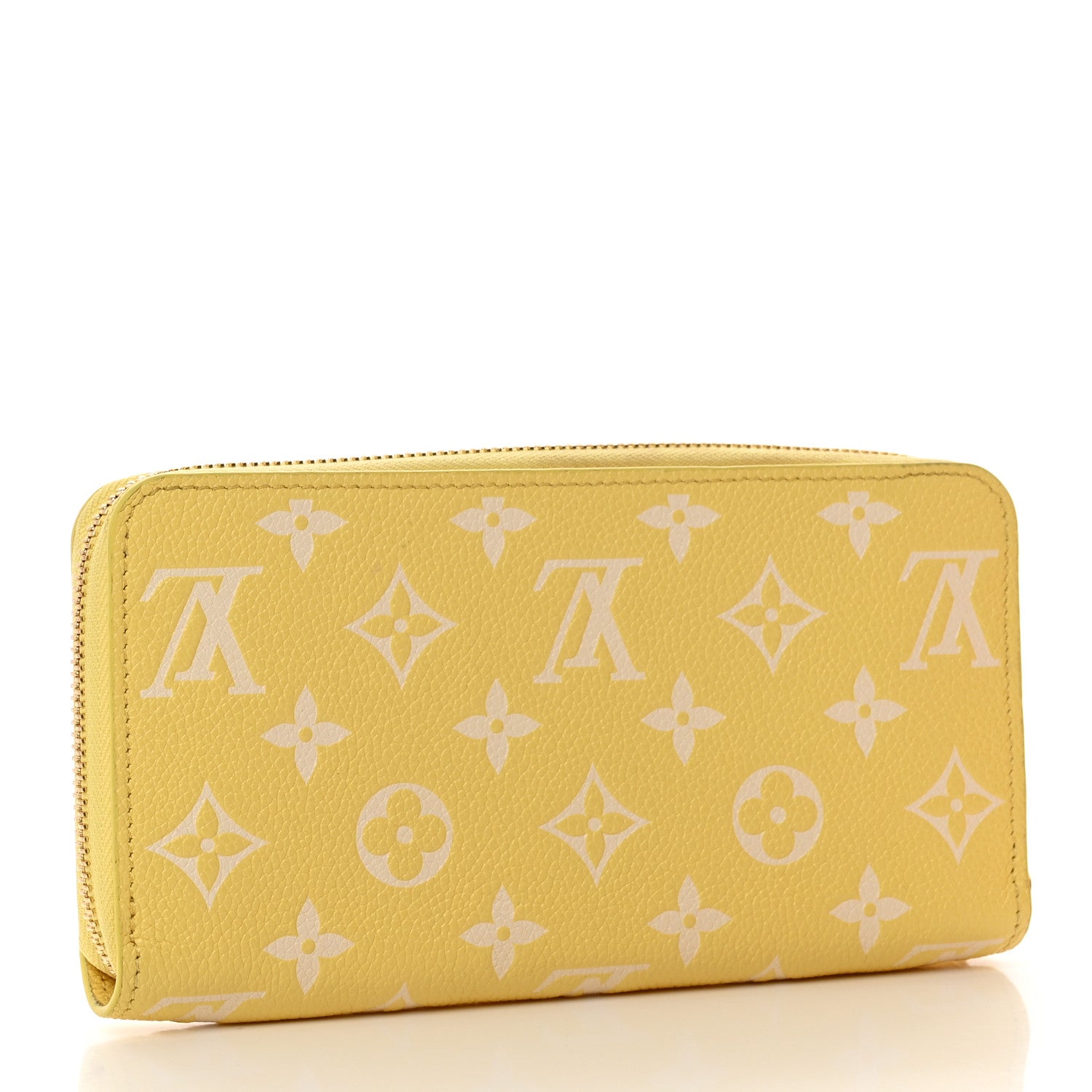 Louis Vuitton Empreinte Monogram Zippy Wallet Lemon Curd Yellow 3 of 8
