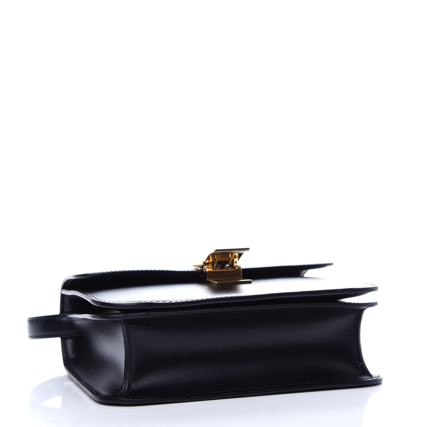 Box Calfskin Teen Classic Box Flap Bag Black