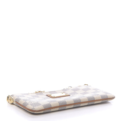 Louis Vuitton Damier Azur Pochette Milla MM 4 of 12
