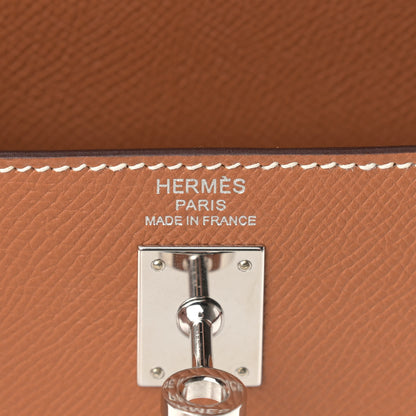 Hermes Epsom Kelly Sellier 25 Gold 6 of 12
