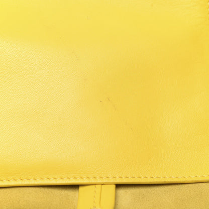 Celine Lambskin Horizontal Cabas Sun Yellow 7 of 15