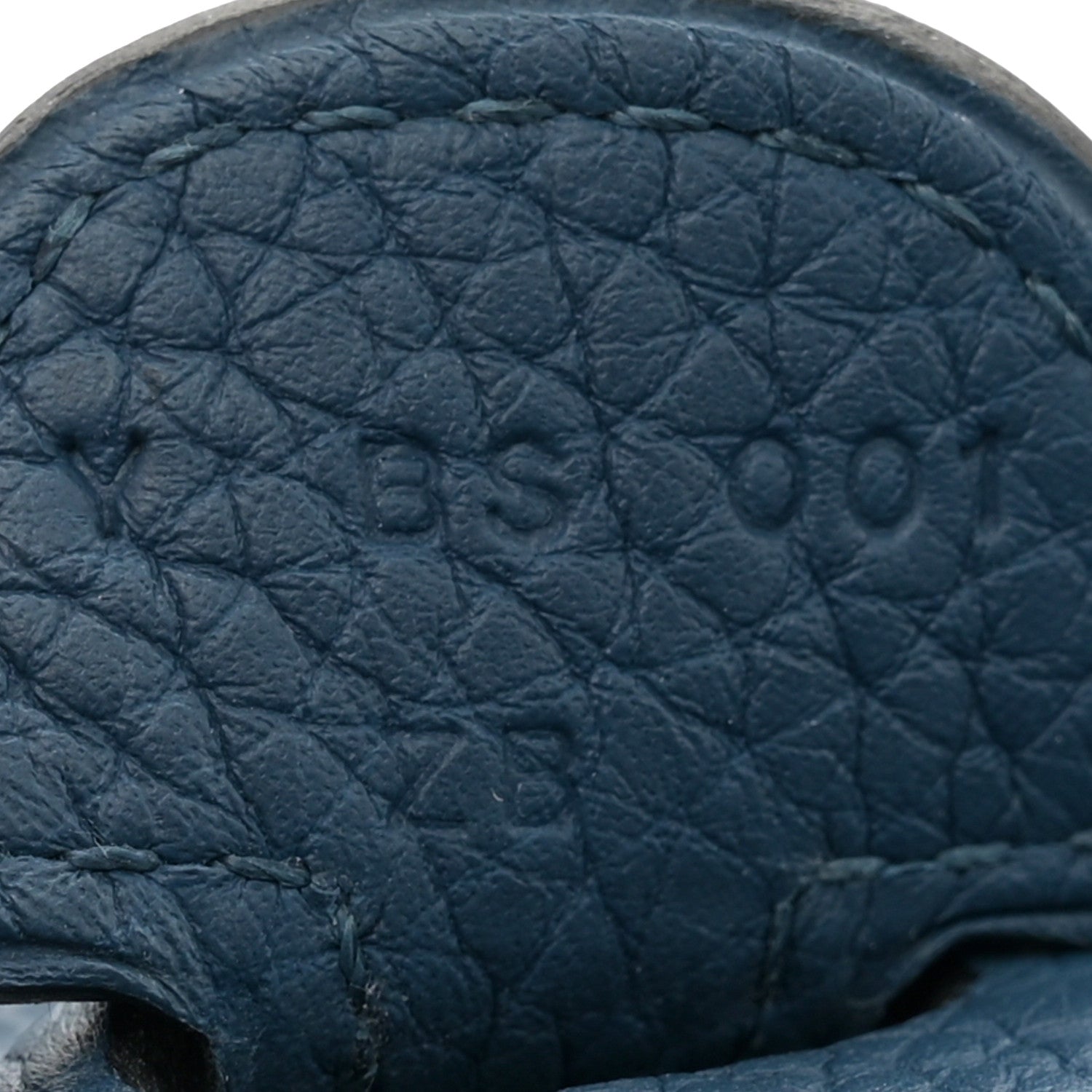 Hermes Taurillon Clemence Evelyne III PM Deep Blue 7 of 12