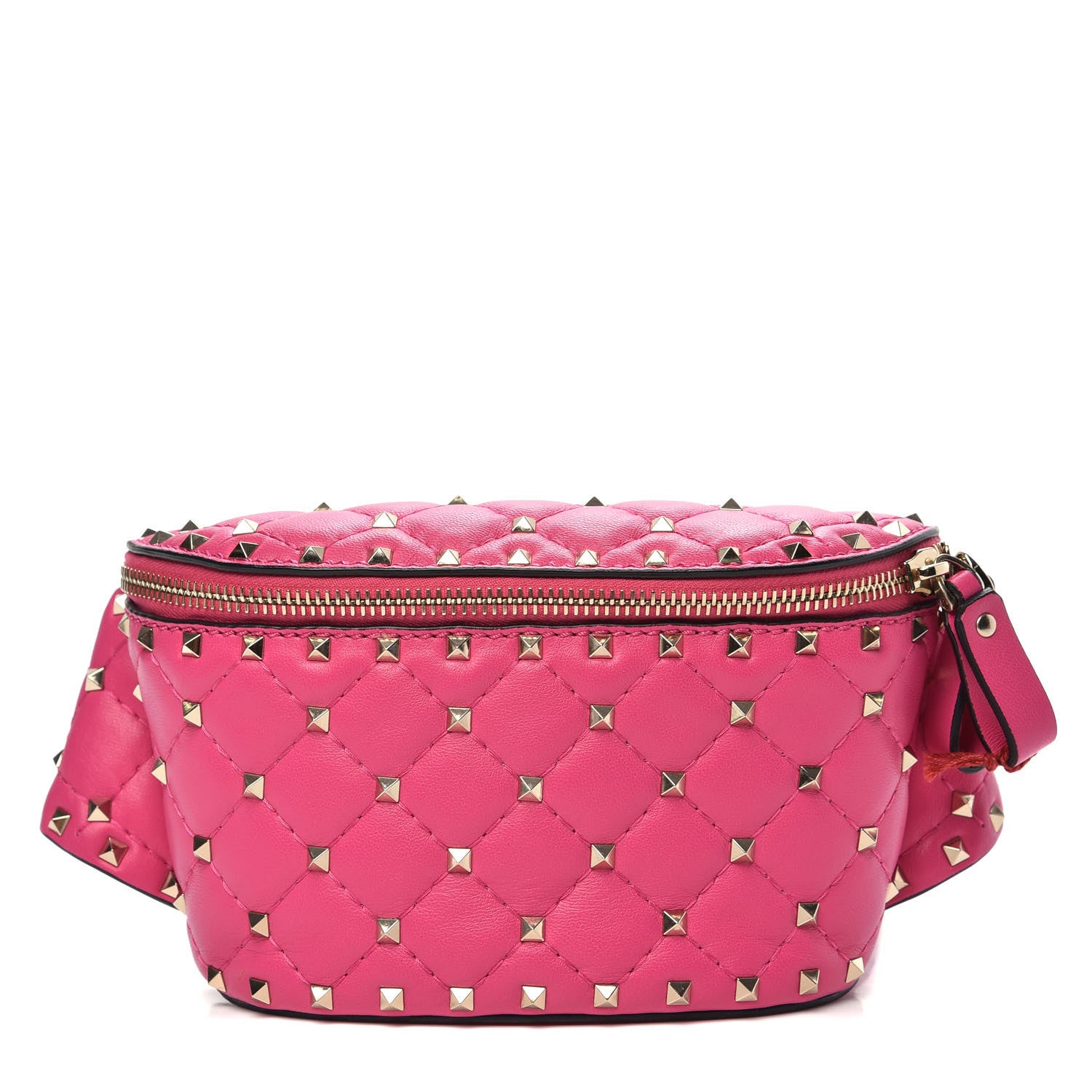 Valentino Garavani Nappa Rockstud Spike Belt Bag 85 Pink Orchid 1 of 9