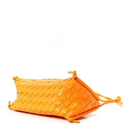 Bottega Veneta Nappa Intrecciato Pouch On Strap Tangerine 8 of 10
