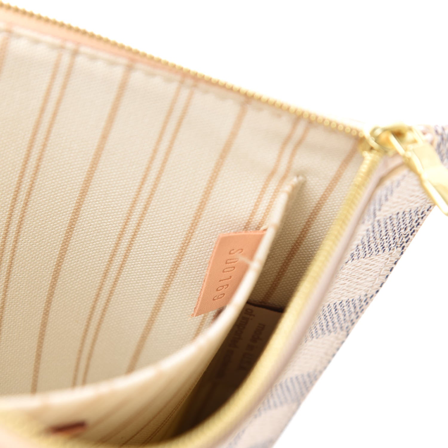 Louis Vuitton Damier Azur Neverfull MM GM Pochette 8 of 8