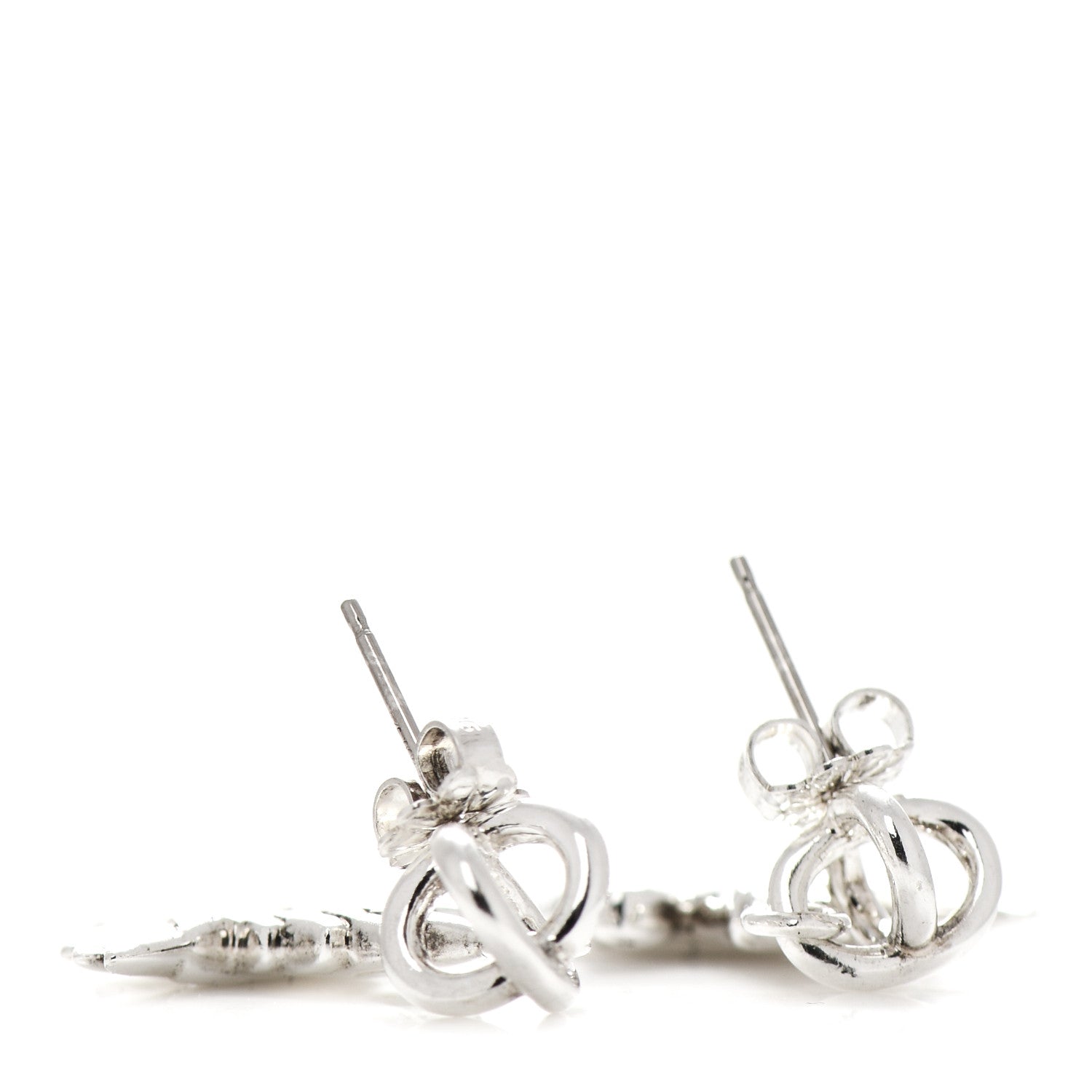 Tiffany Sterling Silver Dove Earrings 4 of 4