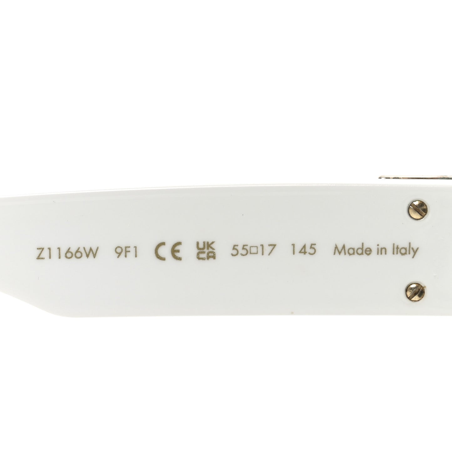 Acetate 1.1 Millionaires Z1166W Sunglasses White