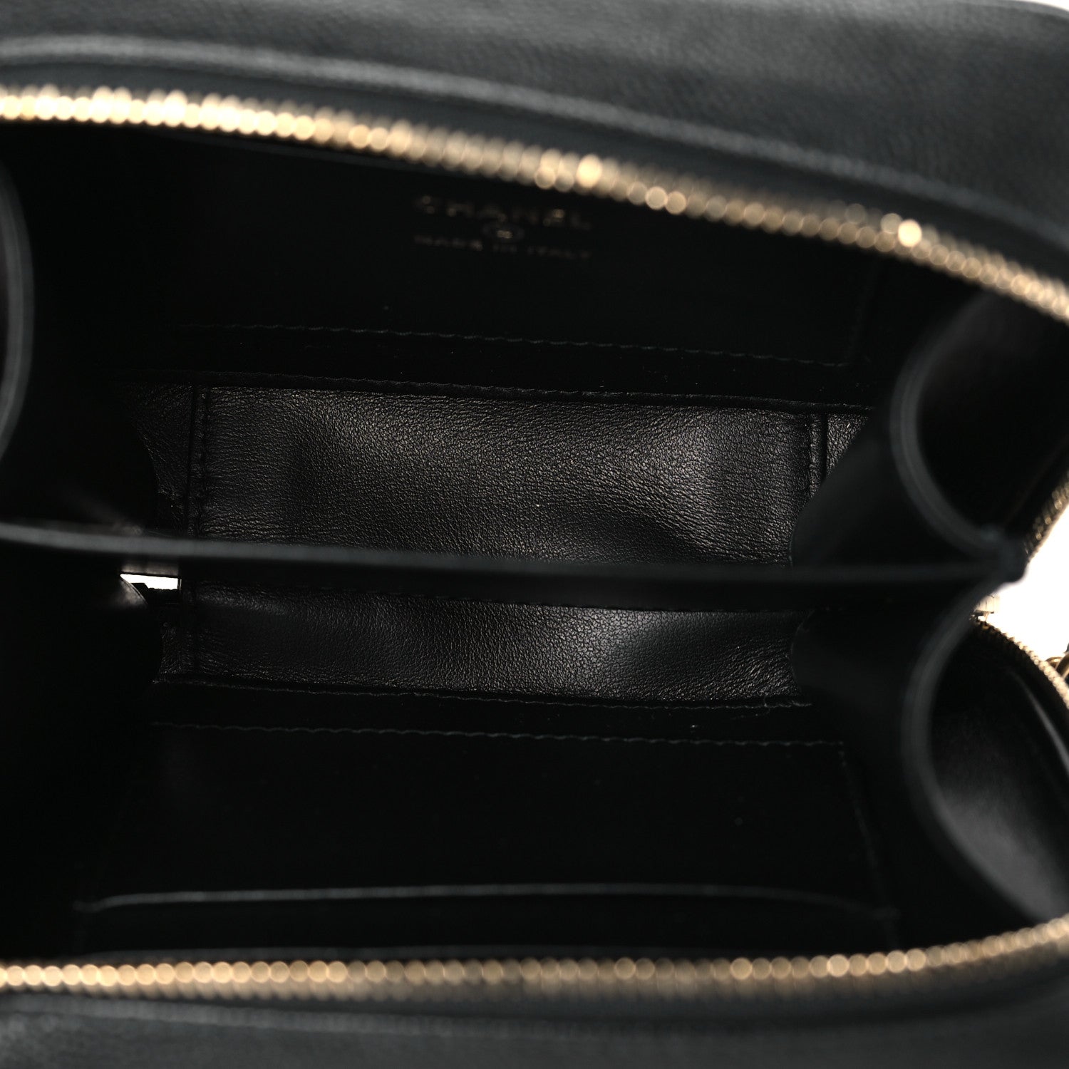 Chanel Caviar Quilted CC Filigree Vanity Clutch With Chain Black 5 of 10