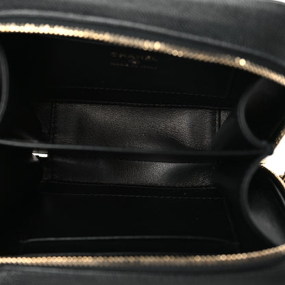 Chanel Caviar Quilted CC Filigree Vanity Clutch With Chain Black 5 of 10