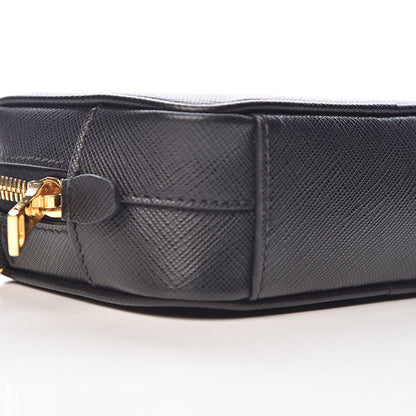 Prada Saffiano Mini Camera Crossbody Bag Black 8 of 12