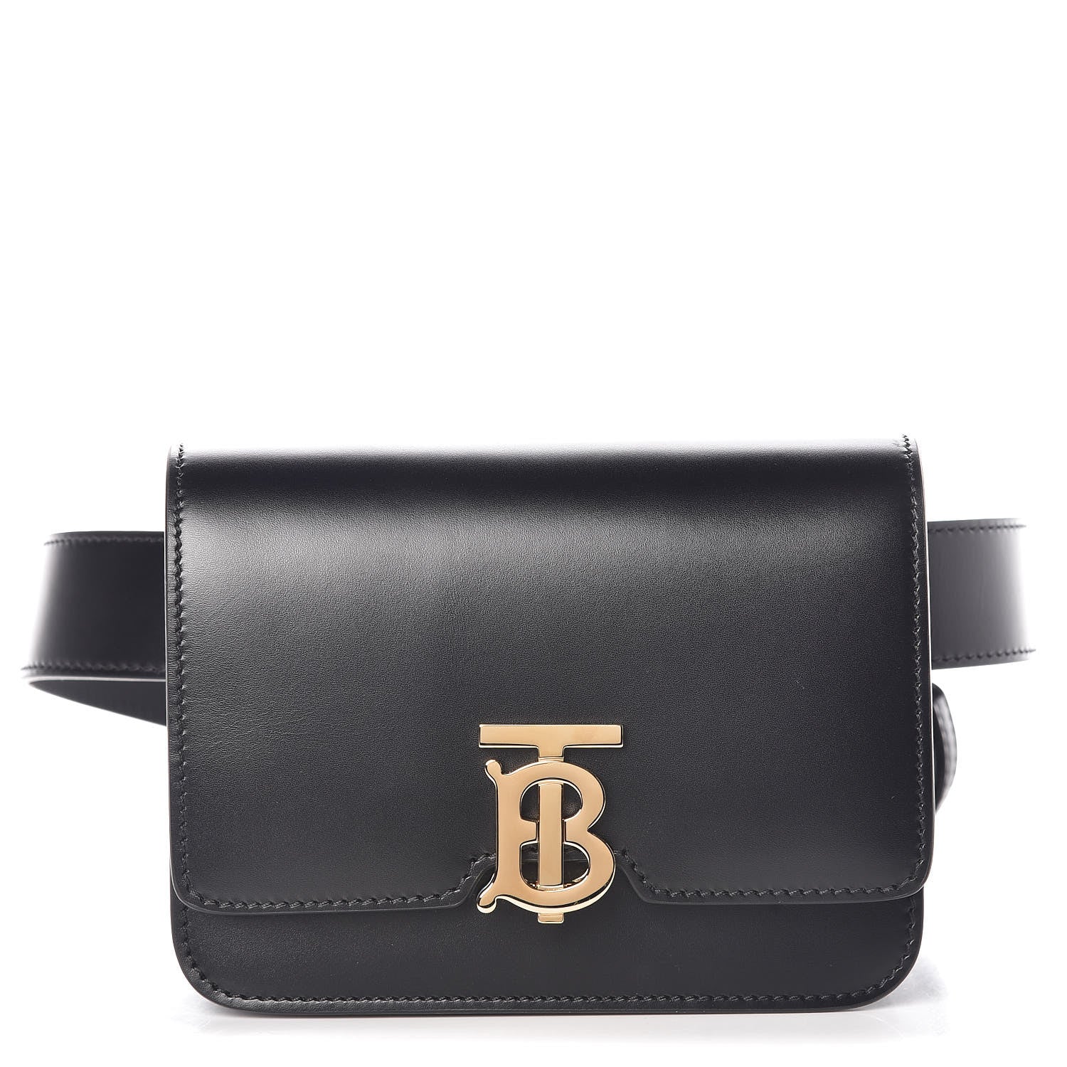 Burberry Calfskin TB Belt Bag Black 1 of 6