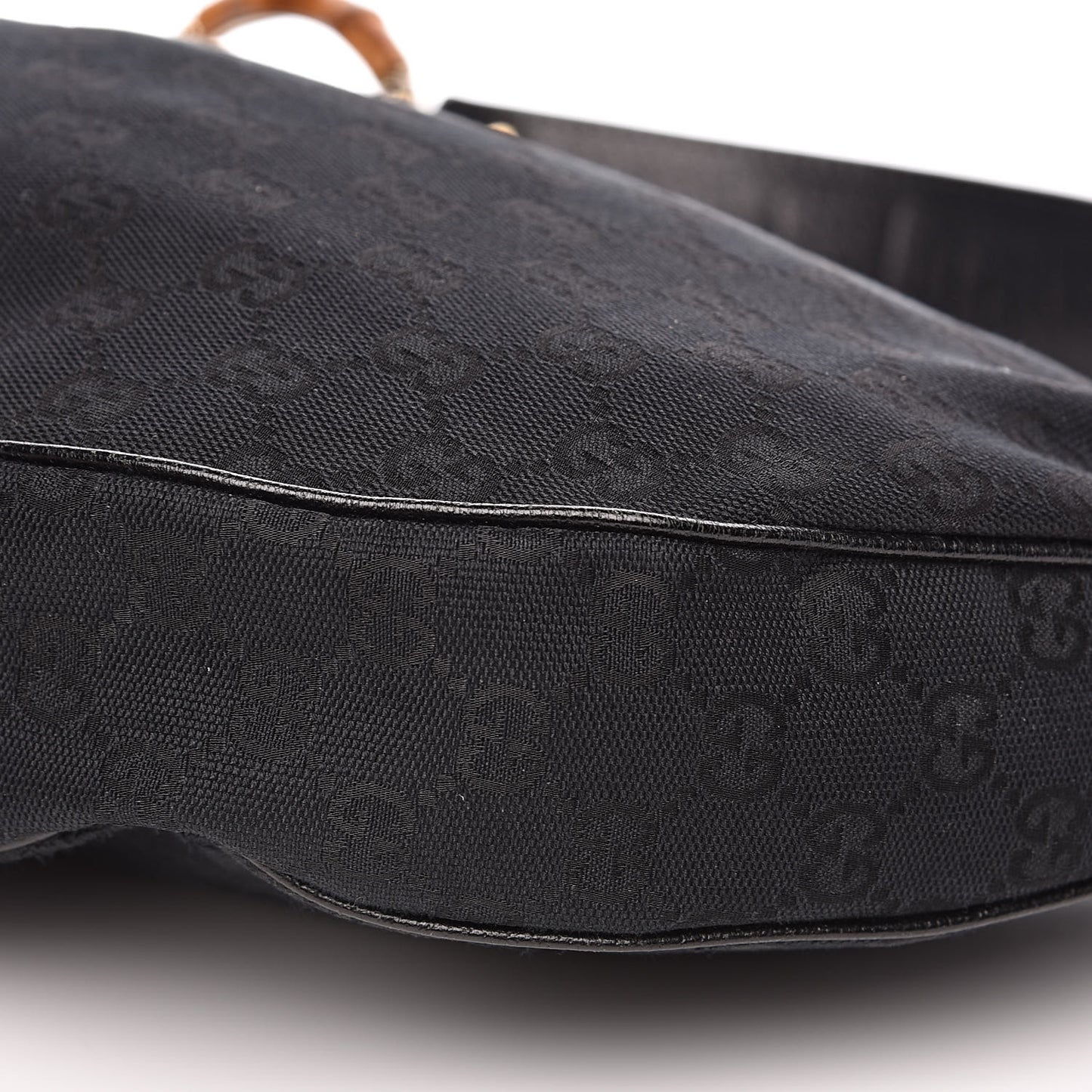 Monogram Bamboo Ring Hobo Black