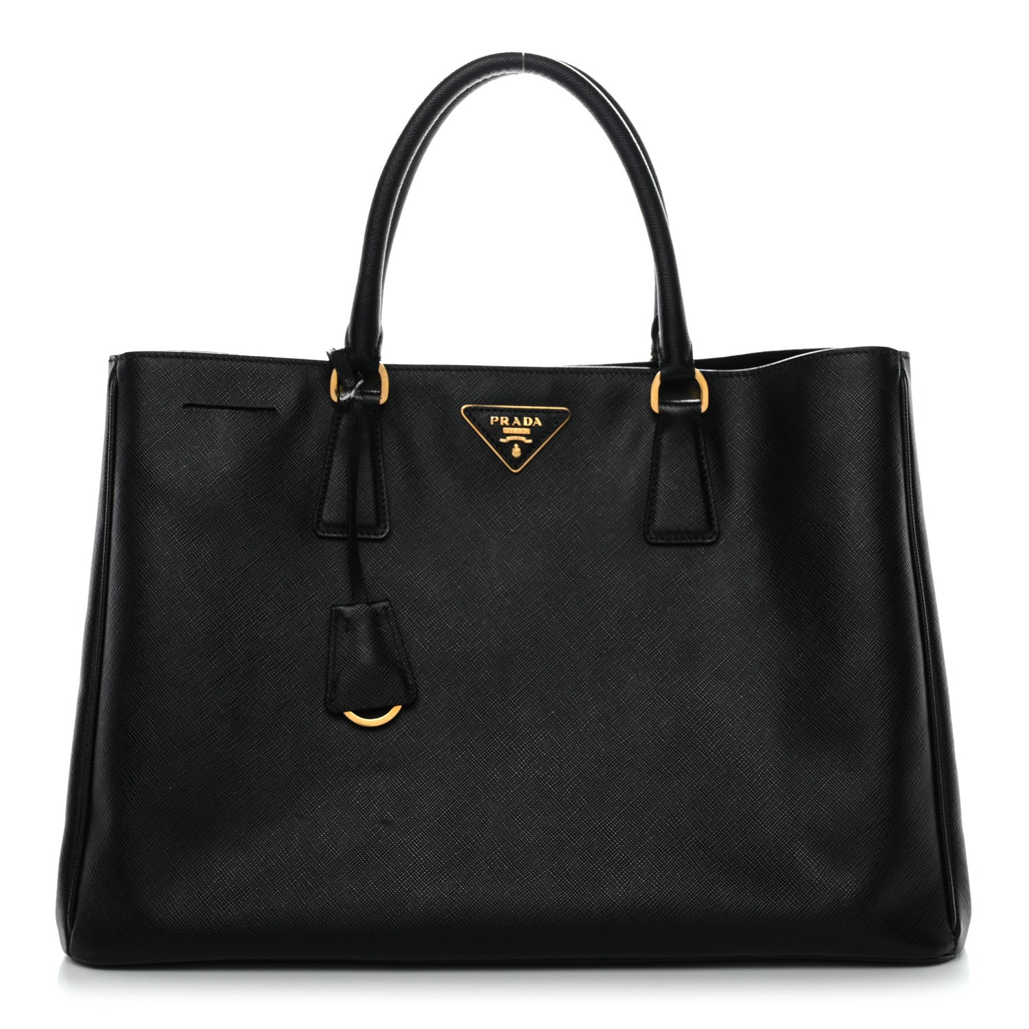 Prada Saffiano Lux Large Tote Black 1 of 10