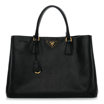 Prada Saffiano Lux Large Tote Black 1 of 10