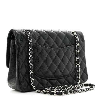 Chanel Caviar Quilted Medium Double Flap Black 3 of 15