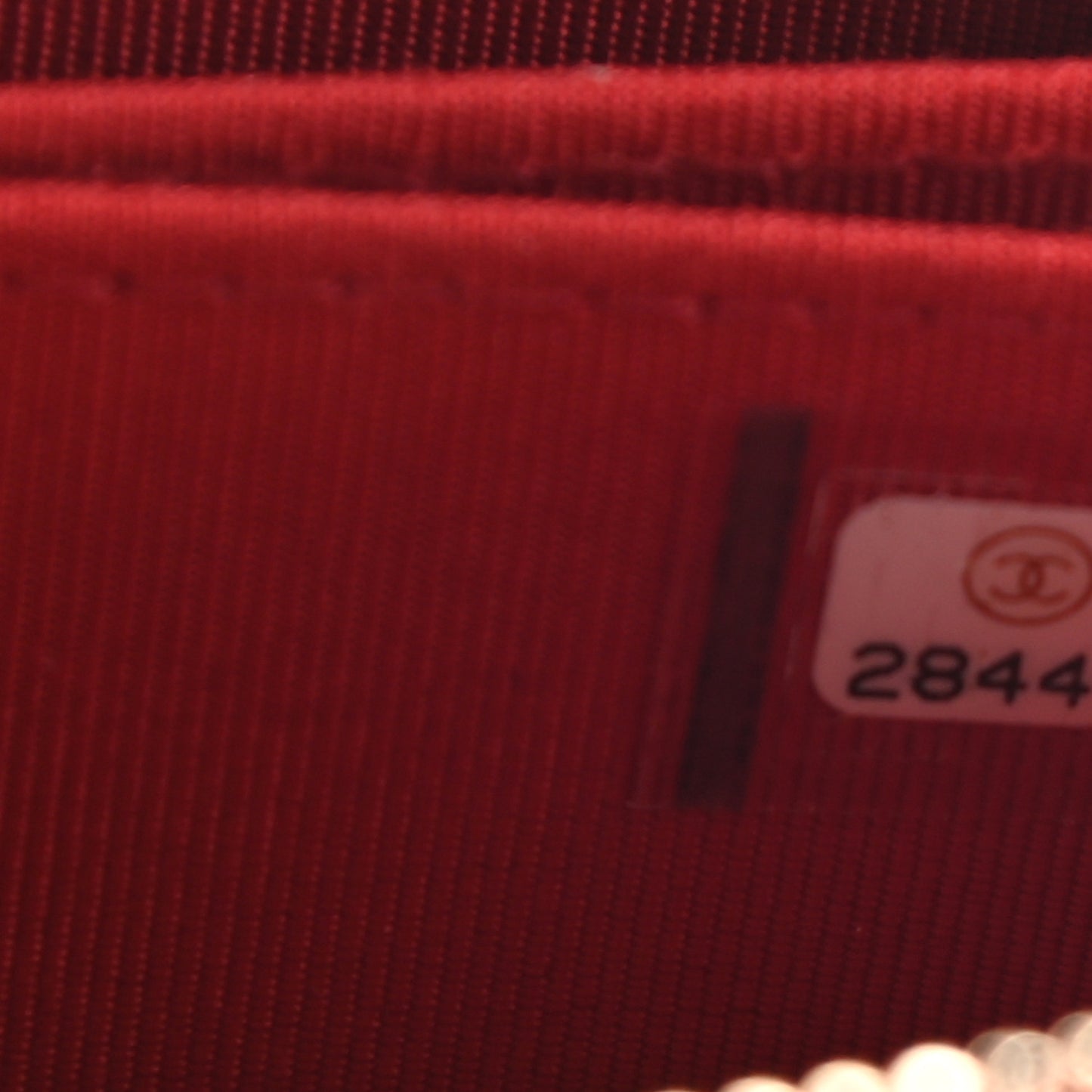 Caviar Quilted Zip Coin Purse Wallet Red