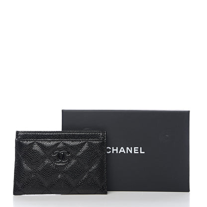 Chanel Caviar Quilted Incognito Card Holder Black 8 of 8